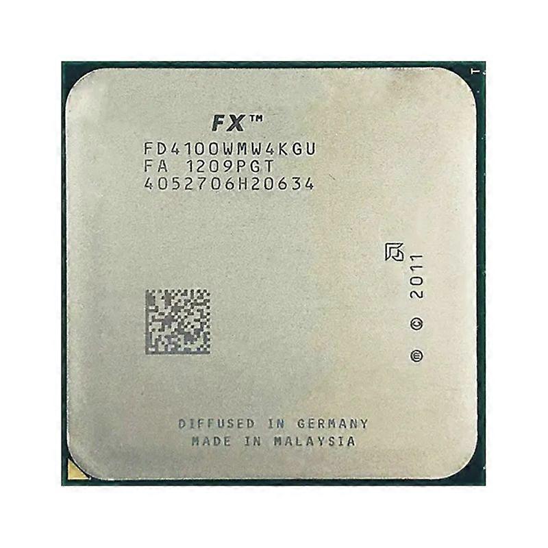 FX-4100 CPU - Socket AM3+ 4 Cores 4 Threads 3.6GHz 4MB L3 Cache 95W.