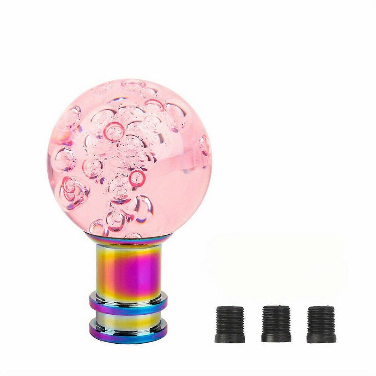 Vaihdekepin nuppi pyöreä pallovaihdenuppi kristalliläpinäkyvä kuplavaihdevaihde, joka sopii yleisiin manuaalisiin atomaattisiin voimansiirtoajoneuvoihin