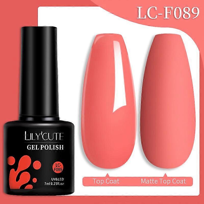 Thread Shell Nail Gel Polish 7ML Pearl Shell Semi-Permanent UV Gel Base Top Coat Popular In Autumn And WinterLC-Gel-F089
