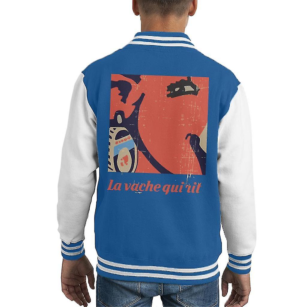 The Laughing Cow Earring Close Up Kid's Varsity Jacket