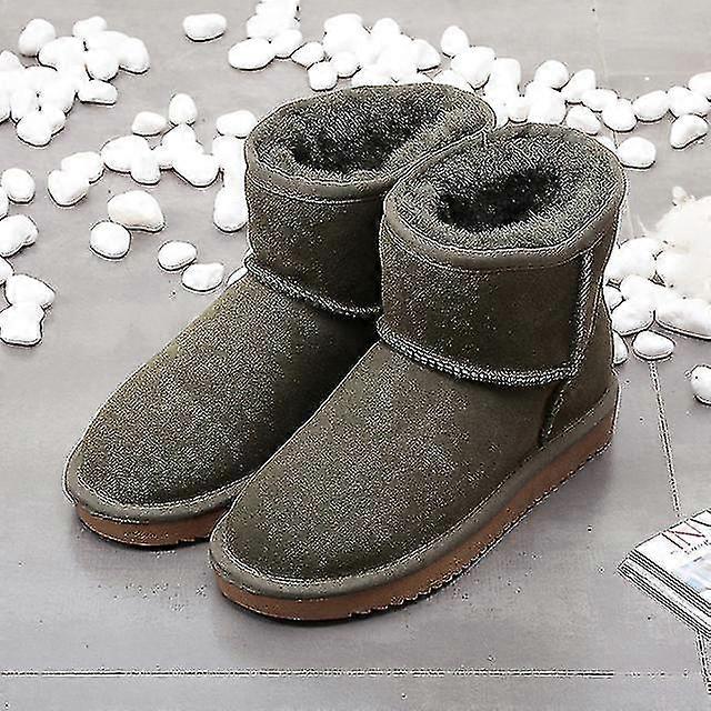 Leather Womens Size Winter Boots Ankle Boots Women Winter Shoes