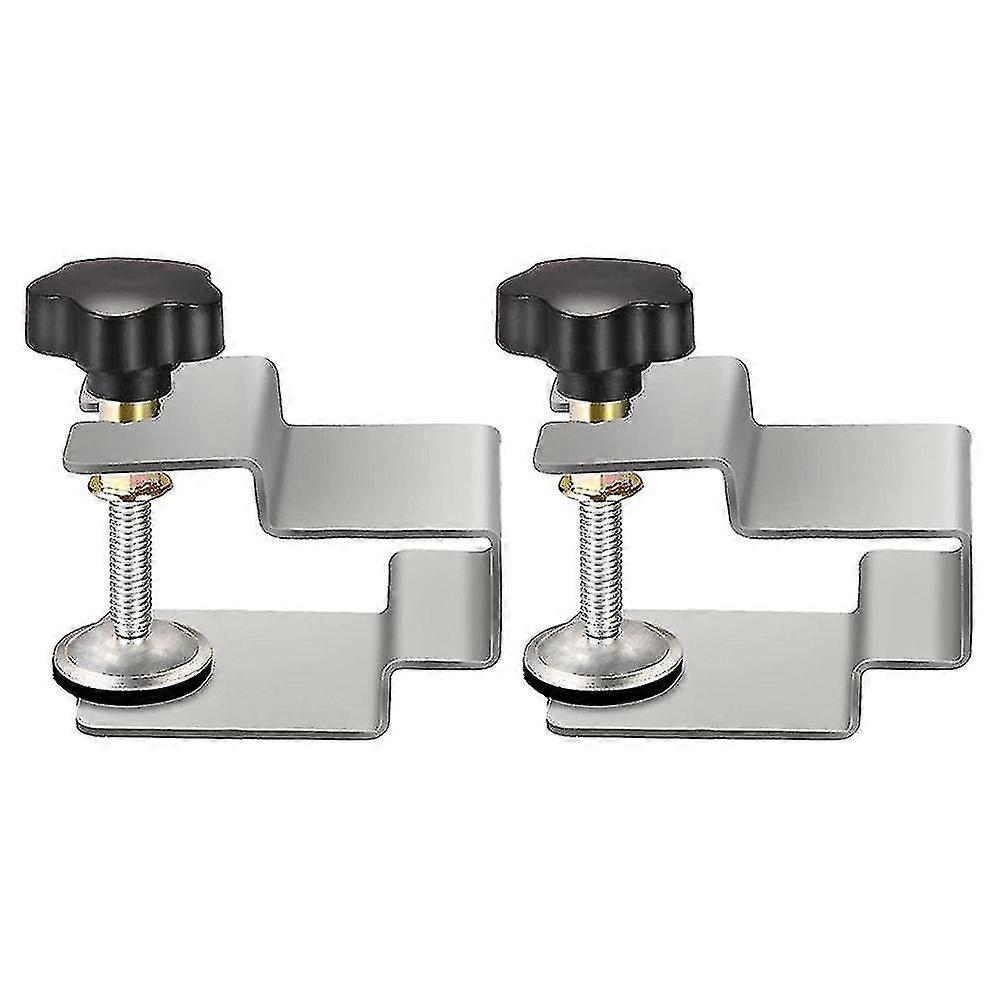 Drawer Front Installation Clamps, 2pcs Stainless Steel Cabinet Installation Clamps Tools For Drawer Front Panel