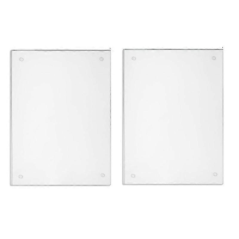 2pcs Acryl-Schneidebretter für Außentheke, Acryl-Schneidebrett klares Schneidebrett