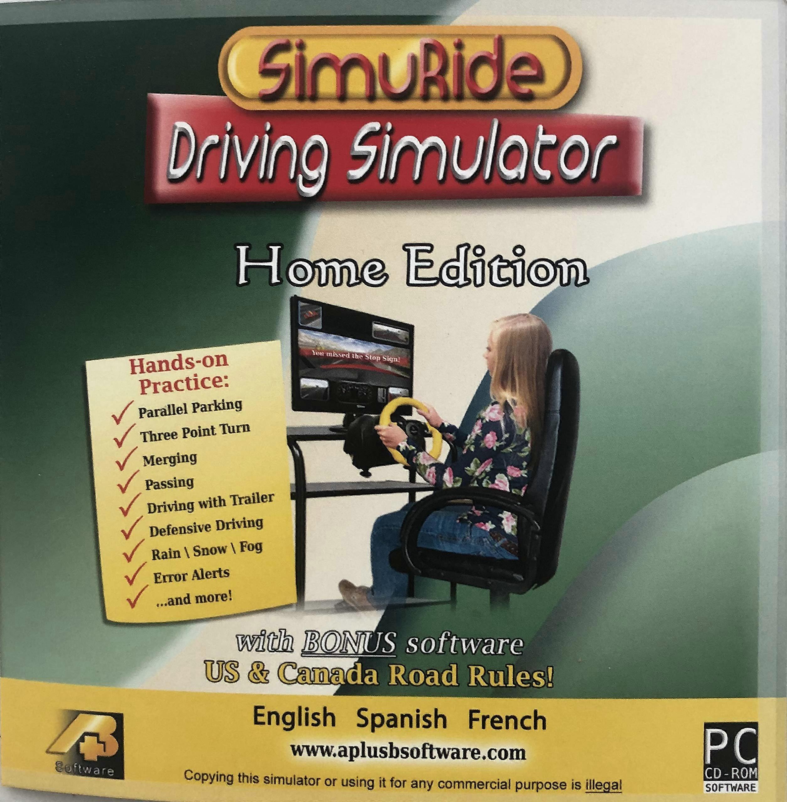 Driving Simulation and Road Rules Test Preparation - 2013 SimuRide Home Edition - Driver Education [Interactive DVD] -  - PAL - New & Sealed