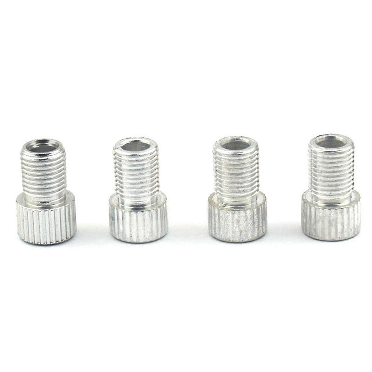 Bicycle Aluminum Alloy Valve Adapter, French Valve to , Bicycle Accessories Green