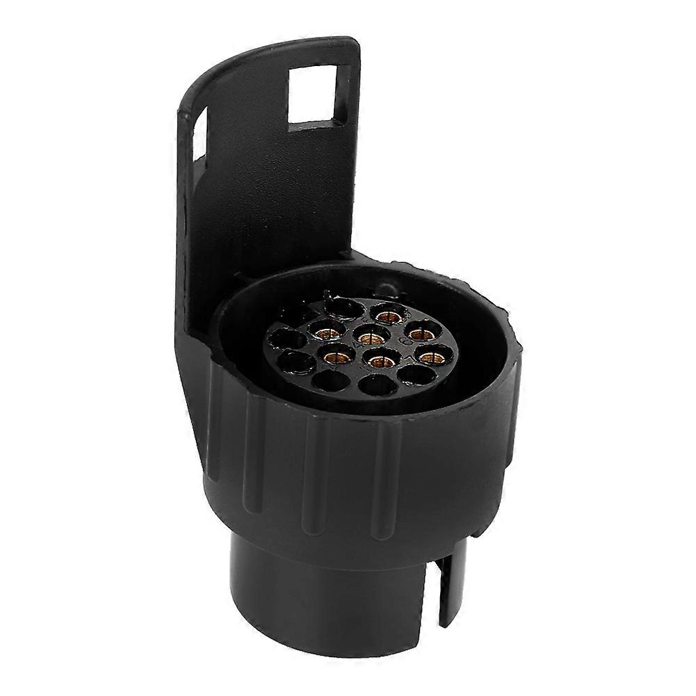 7 to 13 Pin Trailer Towbar Towing Socket Plug Converter Adapter
