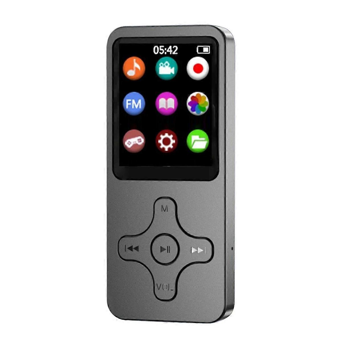 HiFi Music Player FM Radio Bluetooth 5.0 Music Walkman with E-Book/Recorder Video Walkman Multifunctional for Student