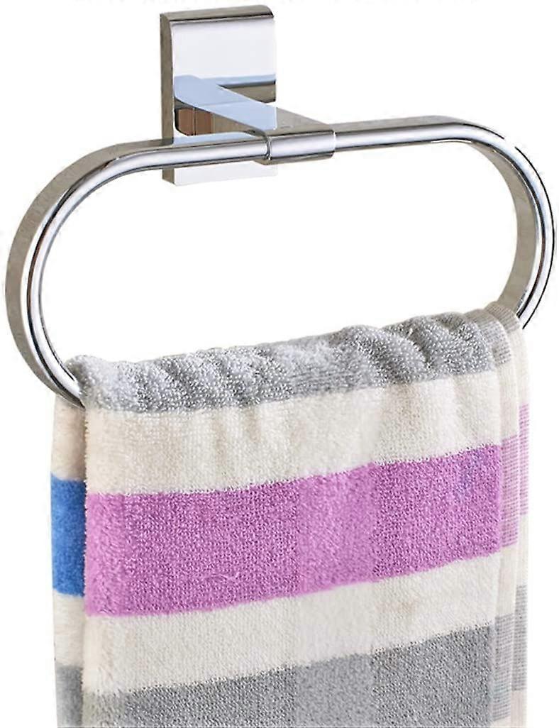 Towel ring, bathroom and kitchen towel rack hanger