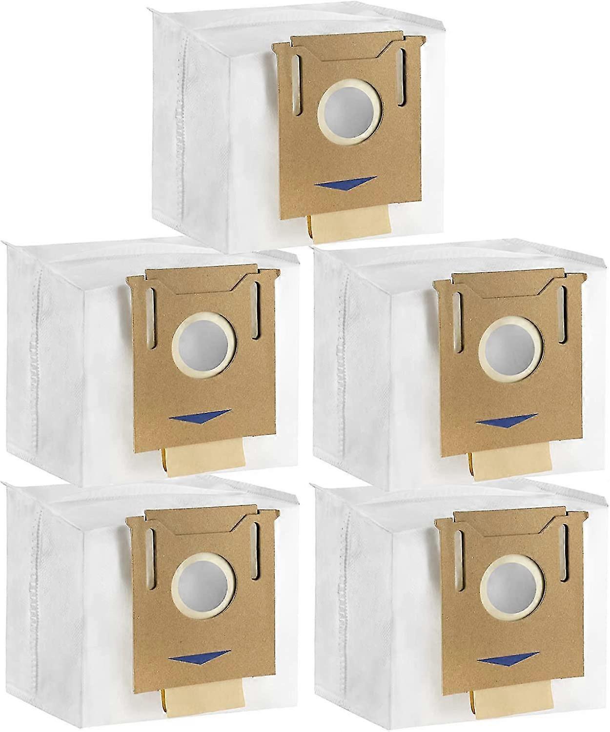 5 أكياس غبار ل Ecovacs Deebot Ozmo T8 ، T8 Aivi ، T8 + T8 Aivi + ، T8max ، N8 Pro Plus / n8 Pro ، N8 + Plus ، N8 Pro + ، T9 Aivi T9 Pro T9 Max Dx93 ، Ddx96 ، F