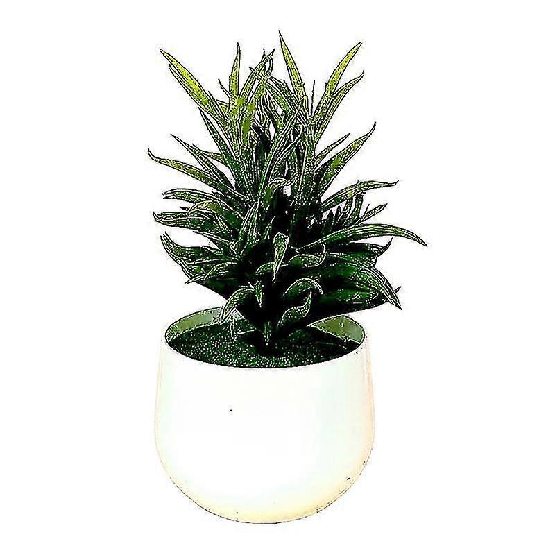 1 Set Simulation Succulents Eco-friendly Easy To Clean Green Simulation Potted Plants For Home Q