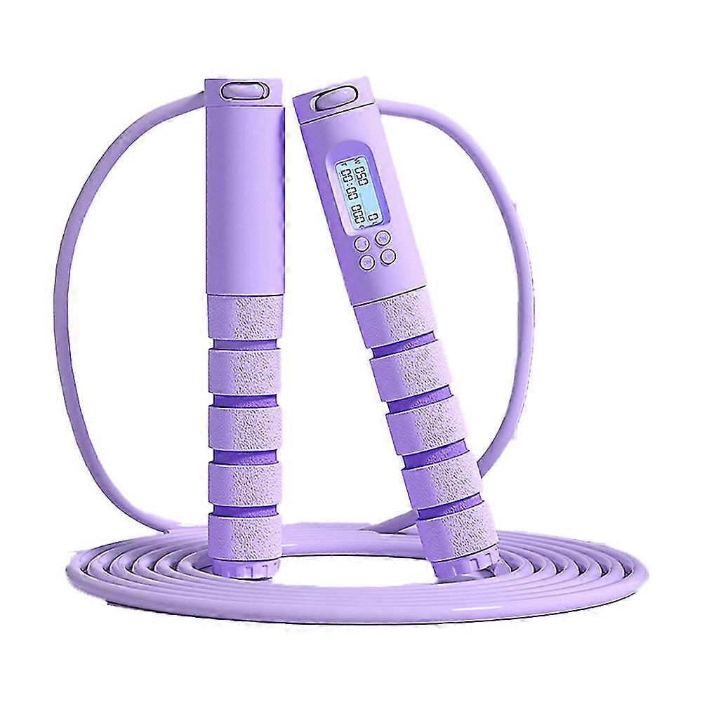 Jump Rope,with Calorie Counter For Training Fitness, Adjustable Exercise Speed Skipping Rope