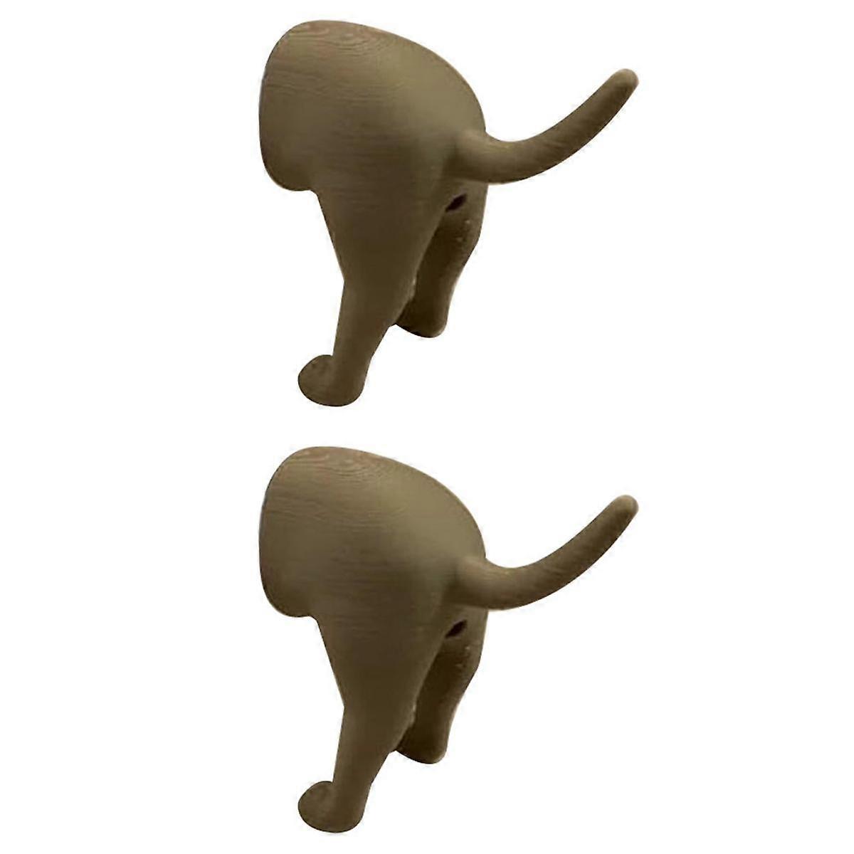 2PCS Pooping Dog Butt Toothpaste Topper,Funny Toothpaste Dispenser,Funny Toothpaste Topper Pooping