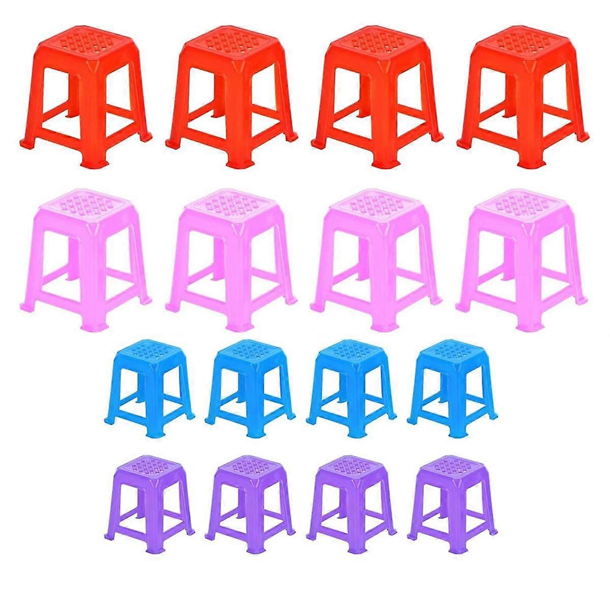 16pcs Canvas Stands for Painting,Non-Skip Plastic Mini Holders Canvas Feet Risers for Canvas Painti