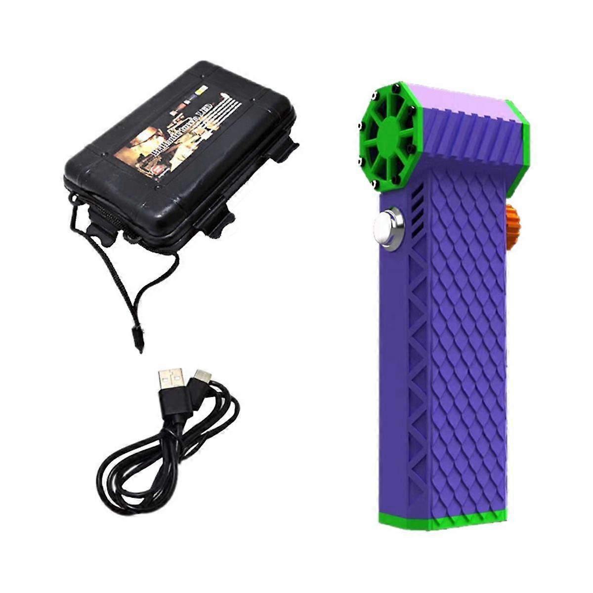 Mini Turbofan 110000RPM Convenient Handheld Turbofan High-Speed Brushless Motor Dust Blower Stepless Speed Violent Fan B