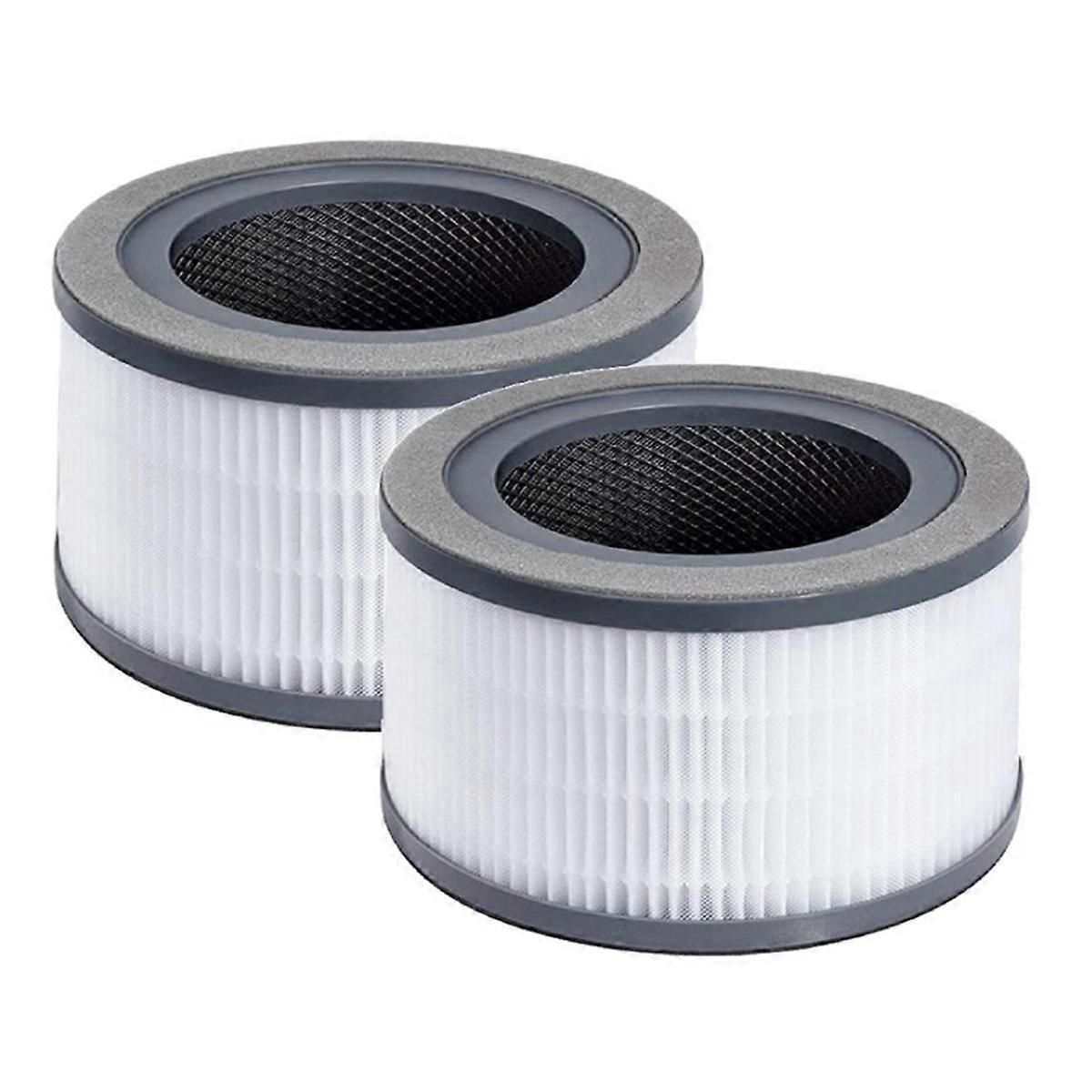 2 Pcs Purifier Replacement Filter for Vista 200 Purifier,3 in 1 Efficiency Activated Carbon HEPA Fi