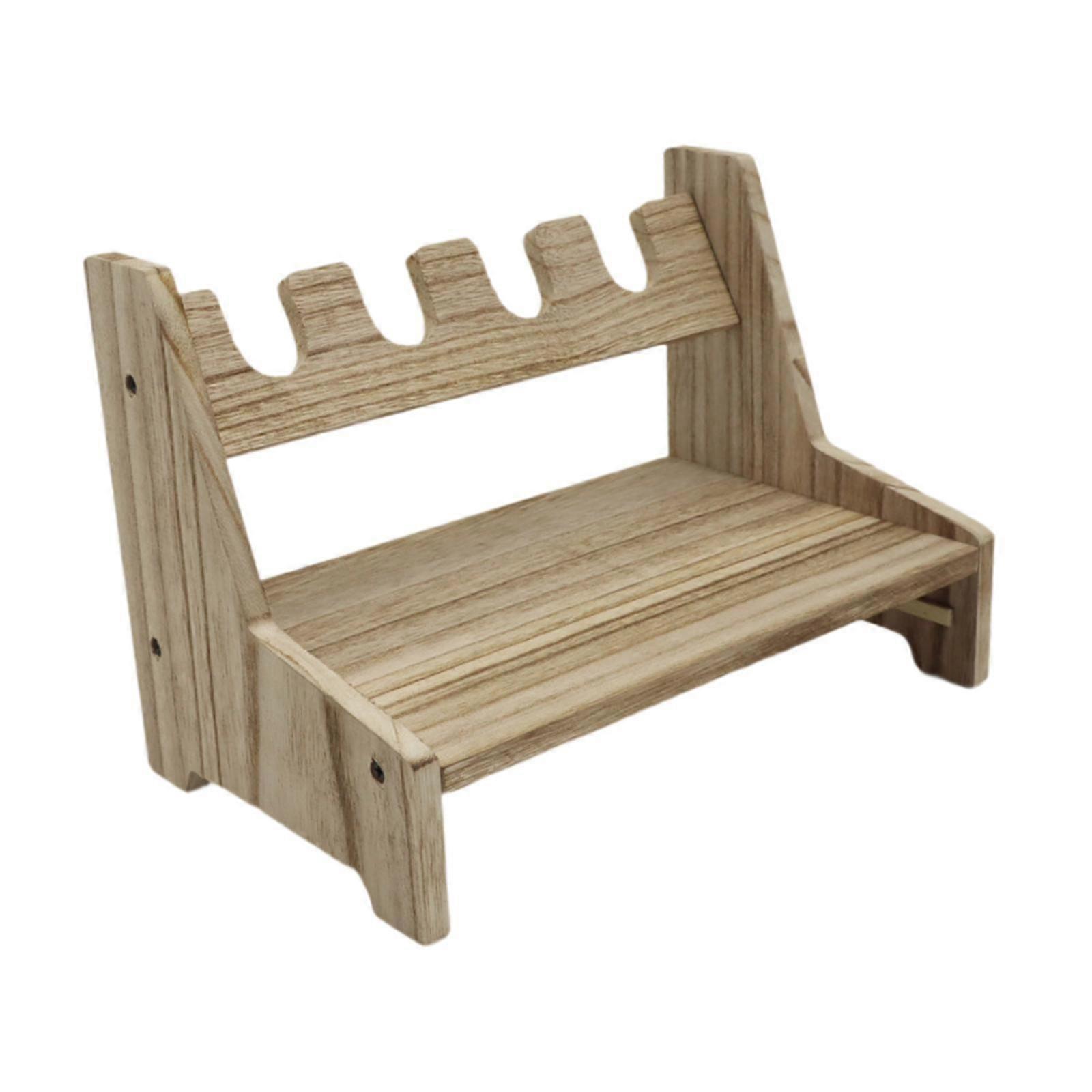 Tool Organizer Multifunctional Wooden Storage Rack for Workshop Kitchen Home Without Drawer