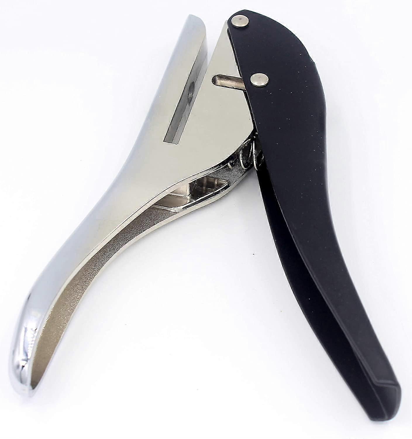 محمولة باليد 5/16 بوصة 8 مللي متر جولة الثقيلة دائرة واحدة ثقب لكمة لبطاقات الهوية بطاقات بولي كلوريد الفينيل شارة صور جديد