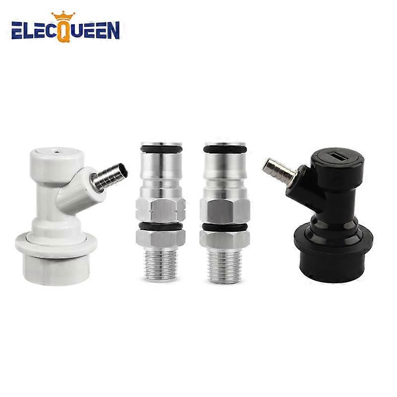 Redkid 19/32-18 Poteau de verrouillage à bille avec cloison NPT 1/4 pouce - Kit de liquide et de gaz