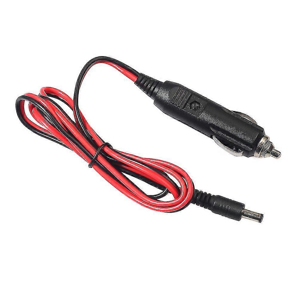 1.2m Universal 12/24v Dc 2.5x5.5mm Plug Car Cigarette Lighter Charge Power Cable