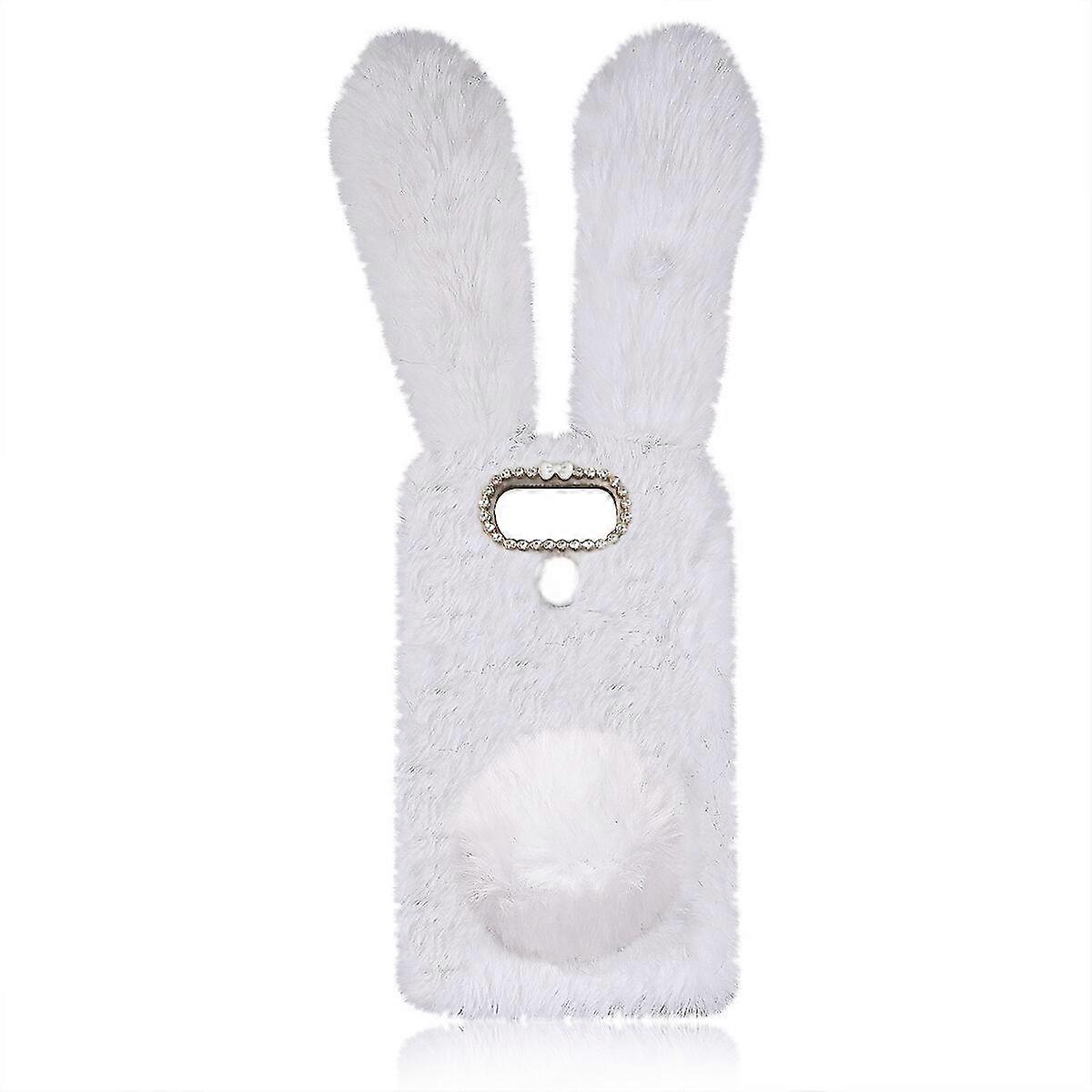 Mobile Shell Plush Rabbit Series Autumn And Winter Rex Rabbit Plush Fashion Comfortable Warm Hand Cover For Lg G6
