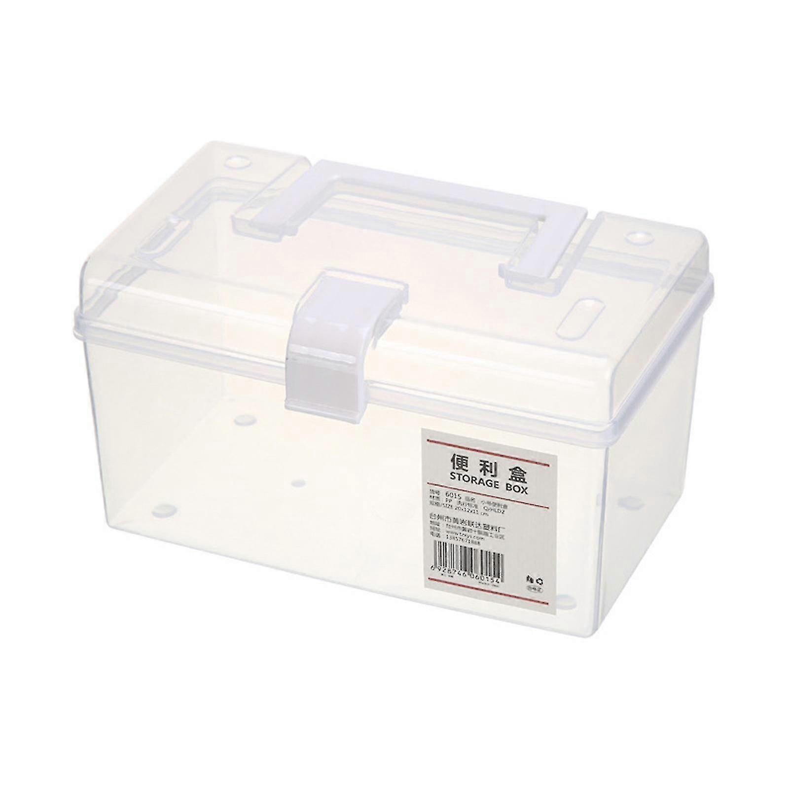 Multipurpose Plastic Clear First Aid Box Portable Medical Kit