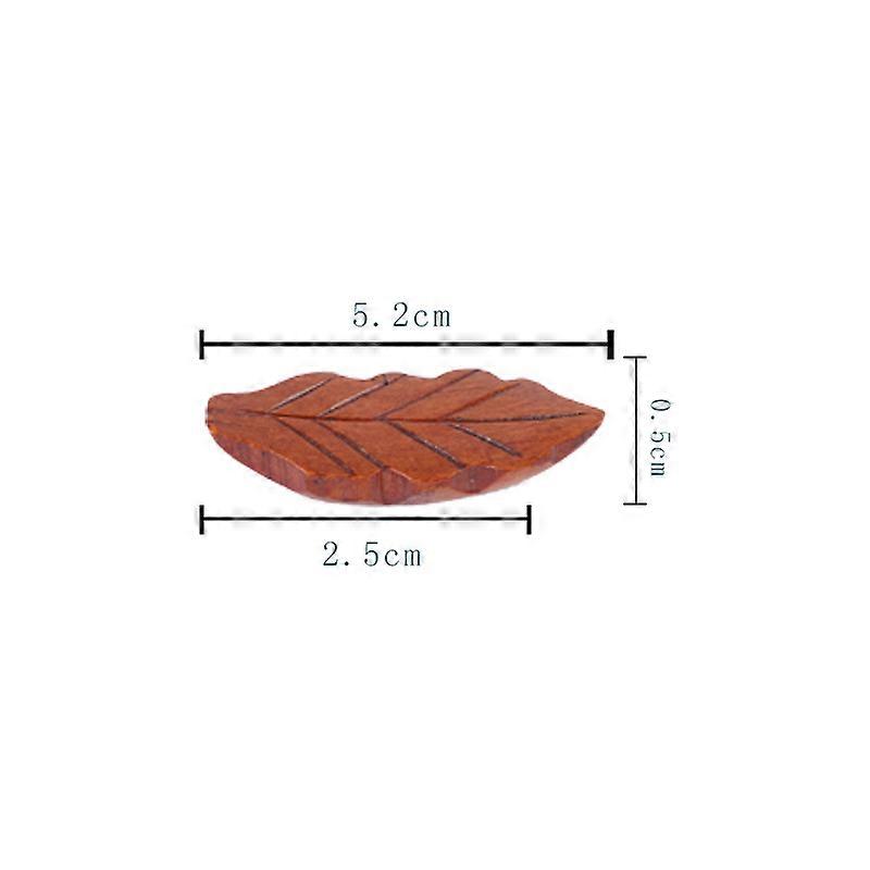 4pcs Kitchen Leaf Tableware Dish Small Leaf Nanmu Chopstick Holder Leaf Tableware Holder Table Chopstick Holder Dinner Place