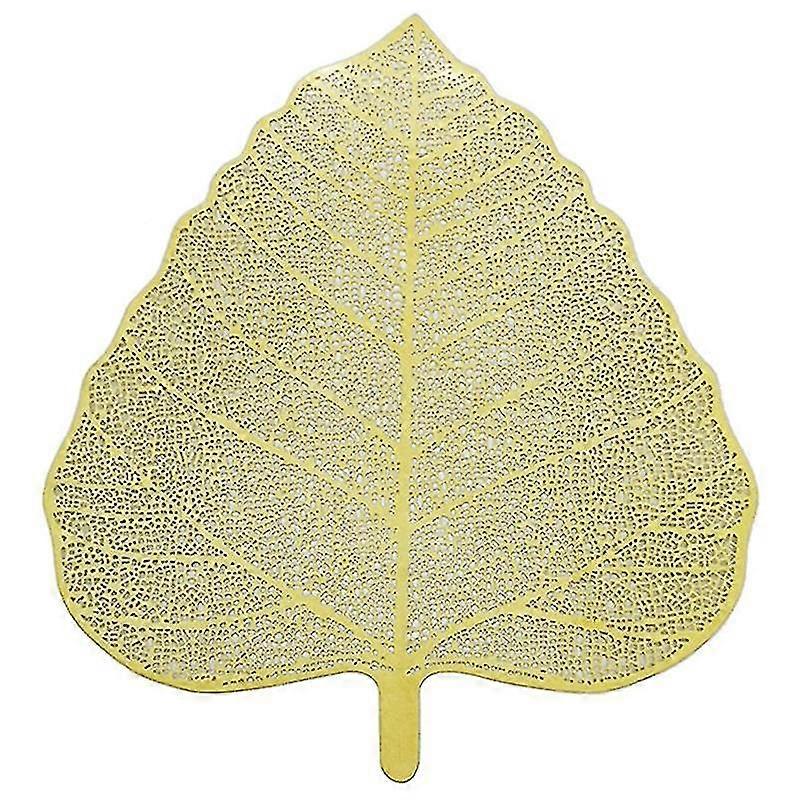 New Stainless Steel Handmade Leaf Shape Tea Strainer,(gold)