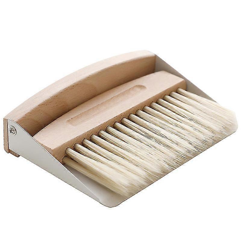 Starlight-table Brush Set Mini Magnetic Dustpan And Metal Brush Set Dining Table Crumb Sweeper, Small Dustpan And Table Brush, 1 Set