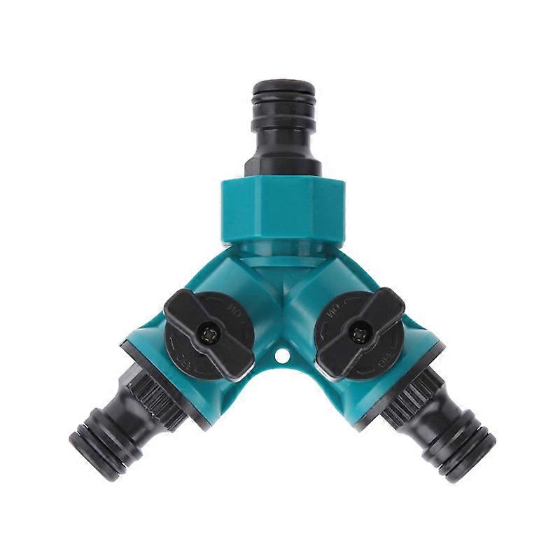 gardening three way water divider faucet valve water pipe connector gardening three way water divider faucet valve water pipe connector