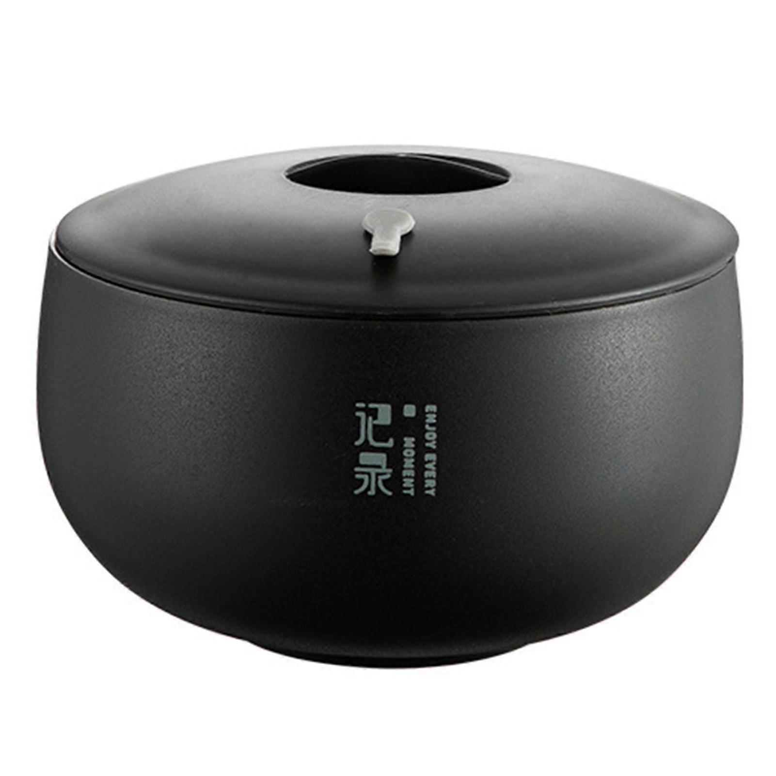 Food Bowl with Lid Heat Insulation Stainless Steel Japanese Style Salad Mixing Bowl Kitchen Gadget for Daily Use KAESI