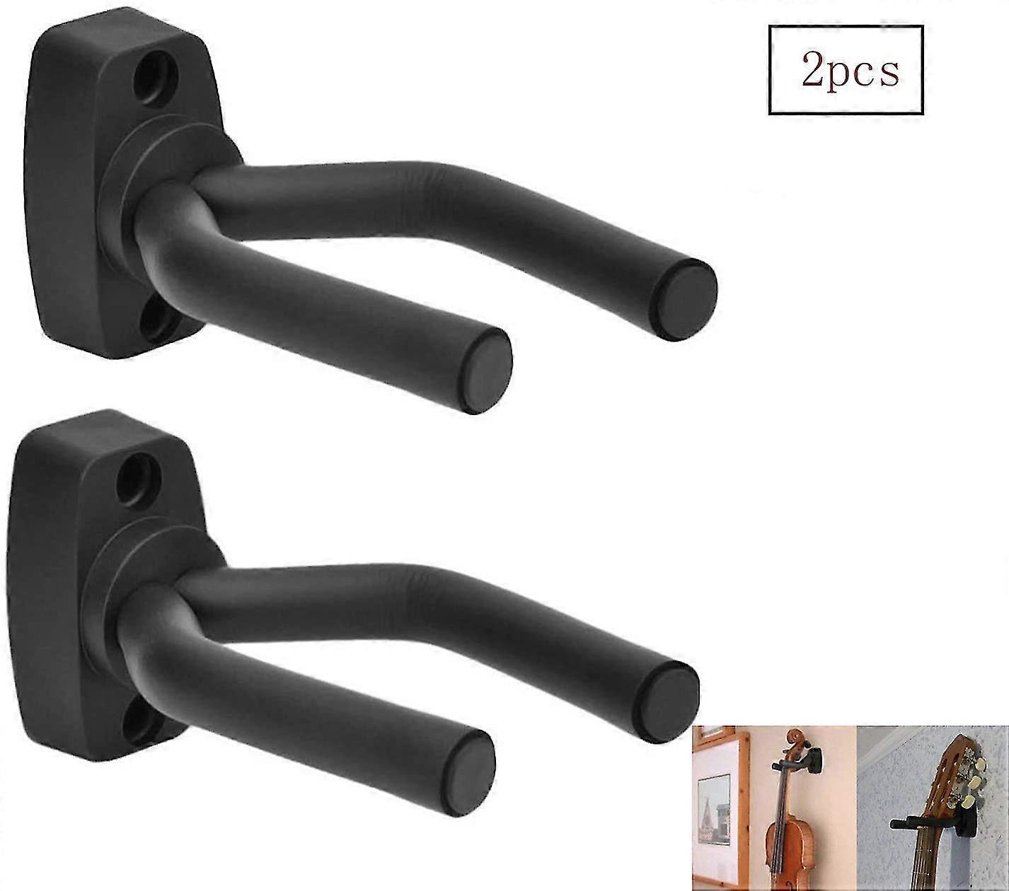 2st Gitarr Hook Gitarr Stativ Väggmonterad Gitarr Väggmonterad Hängare Gitarr Hook Hållare