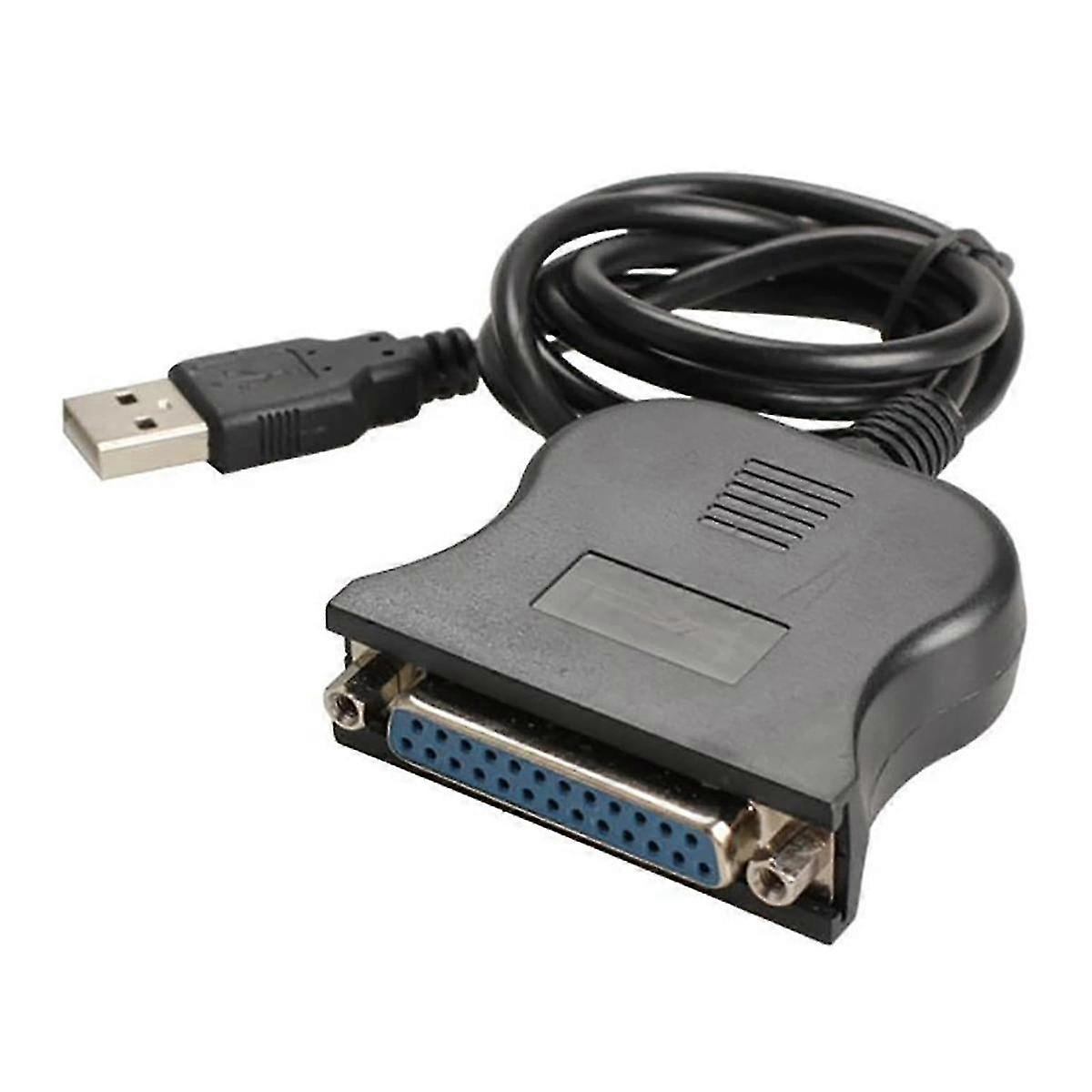 Suitable for USB to 25 Pinhole Parallel Cable DB25 Interface IEEE 1284 Printer USB2.0 Cable 25 Hole Adapter Cabl