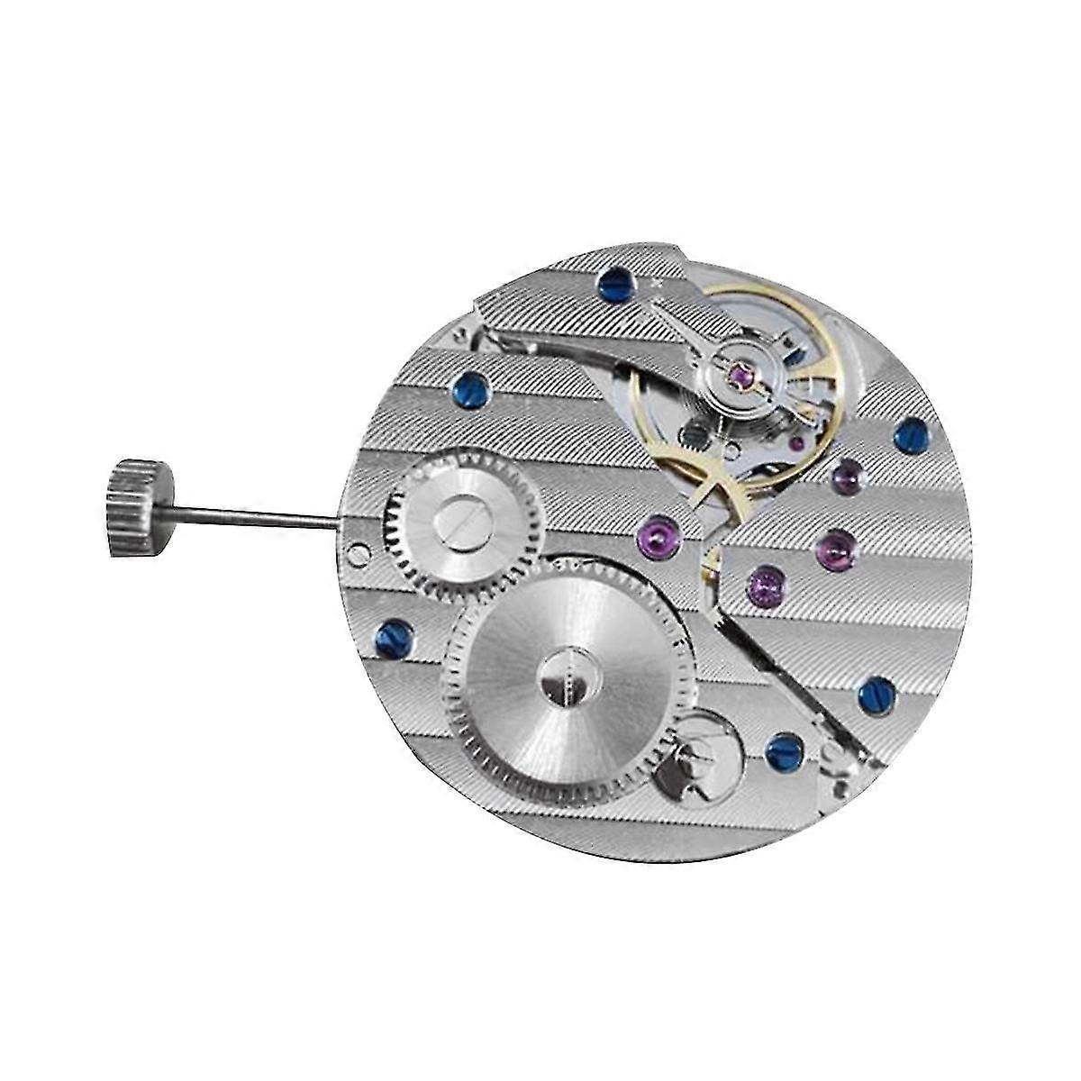 Quadrante Orologio 34.5mm Con Lancette Luminescenti Verdi - Ricambio Per Movimenti ETA 6497 E ST3600 - 2