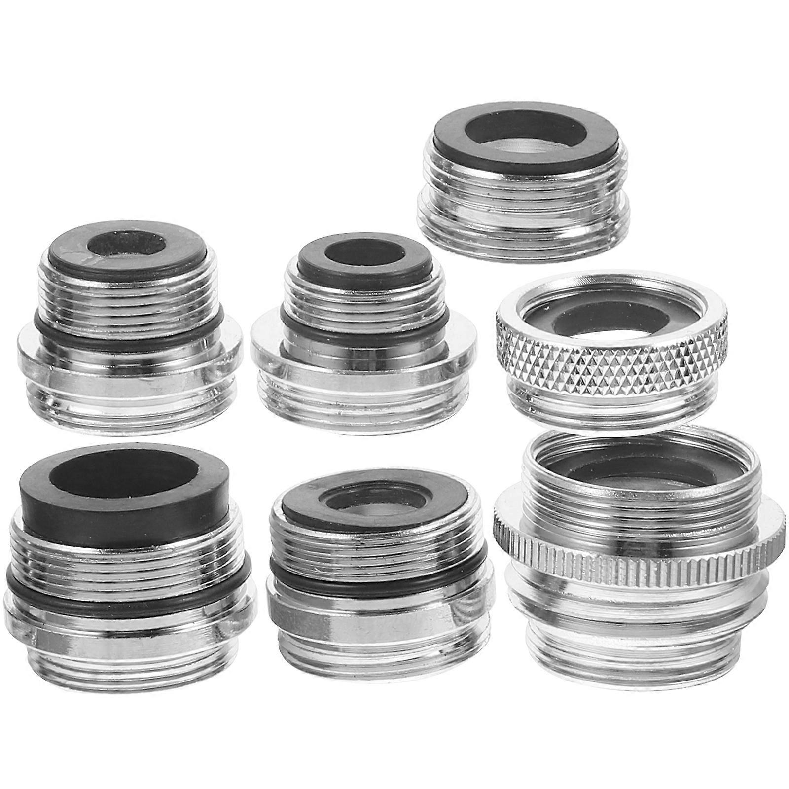 7pcs männlicher weiblicher Gartenschlauch-Adapter-Schlauch-zu-Wasserhahn-Adapter sortierter Schlauchadapter