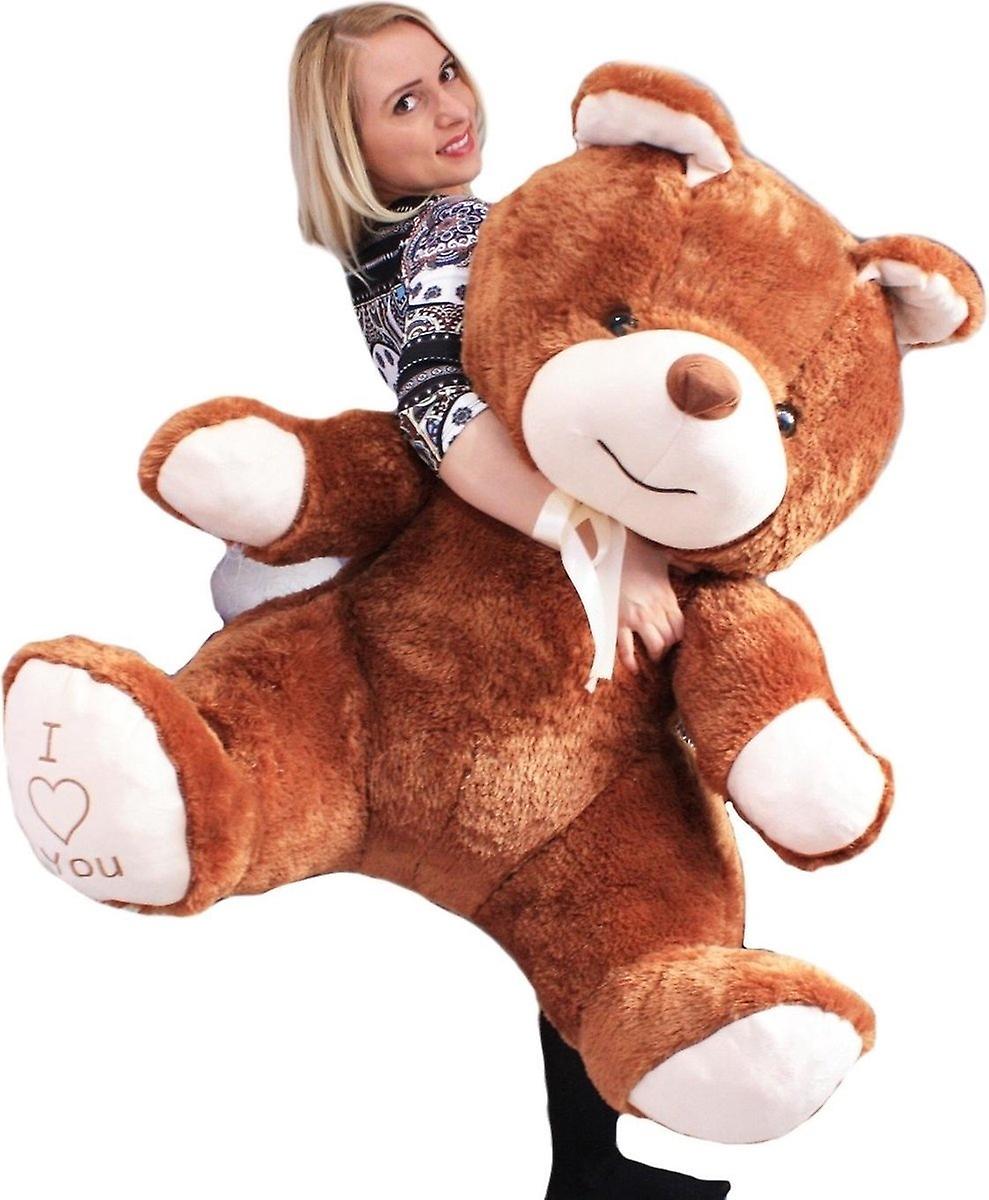 Großer Teddybär - Ich liebe dich - Weich - Braun