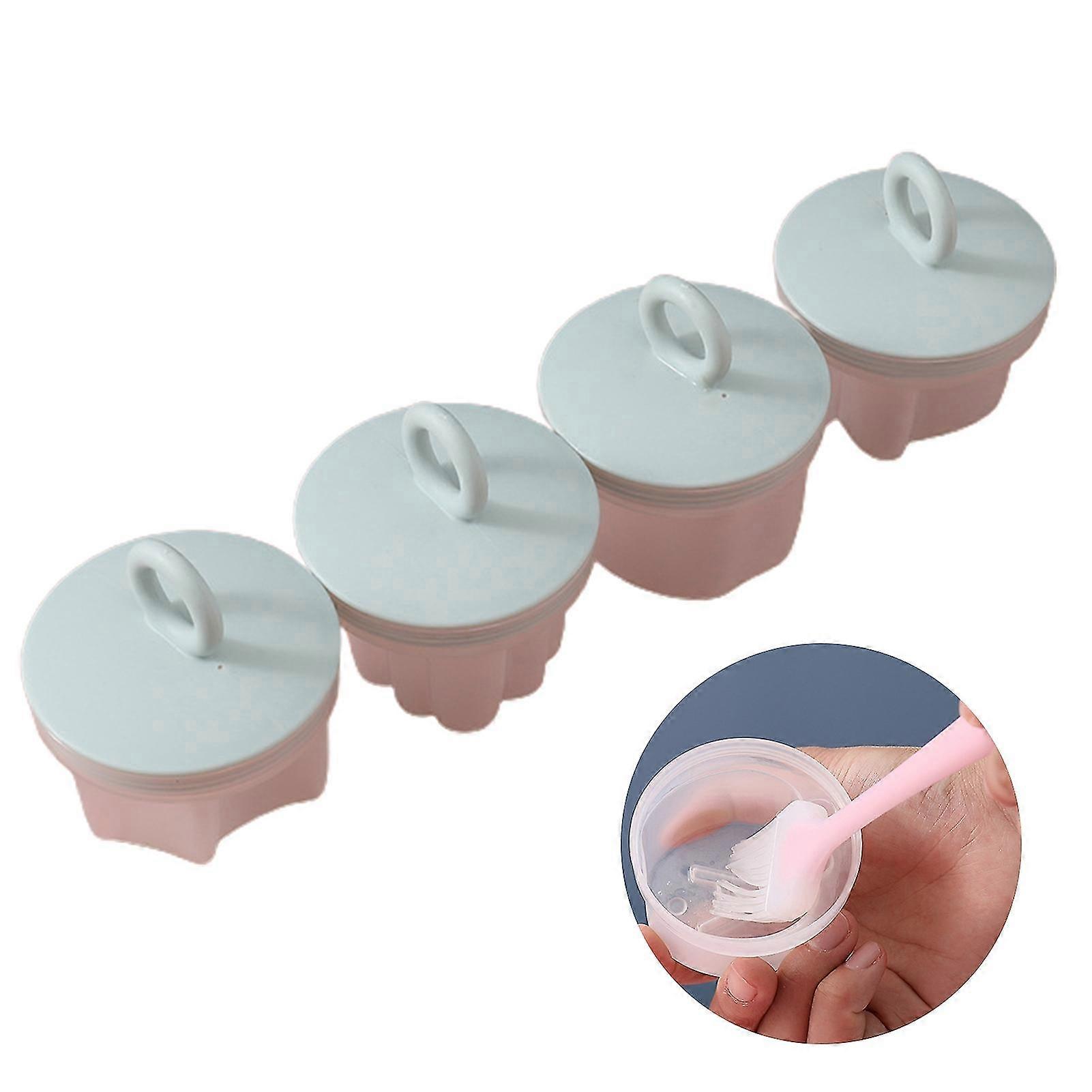4 stuks gestoomd ei model diy easy release pp fruitvorm binnenlandse eiervorm voor keuken Q