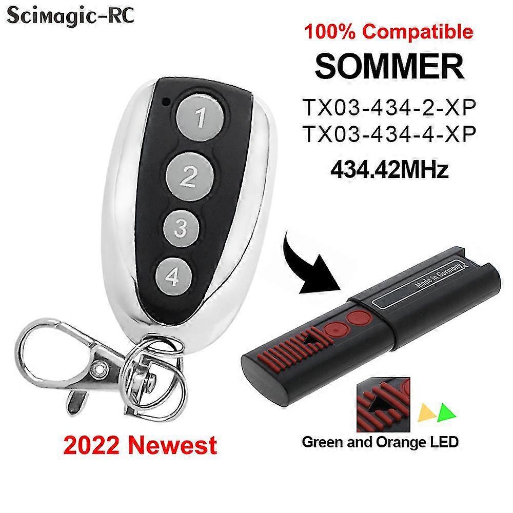 Sommer Tx03-434-2 Remote Control 43442mhz Aperto 4013 Tx03-434-4 Garage Door Command Transmitter