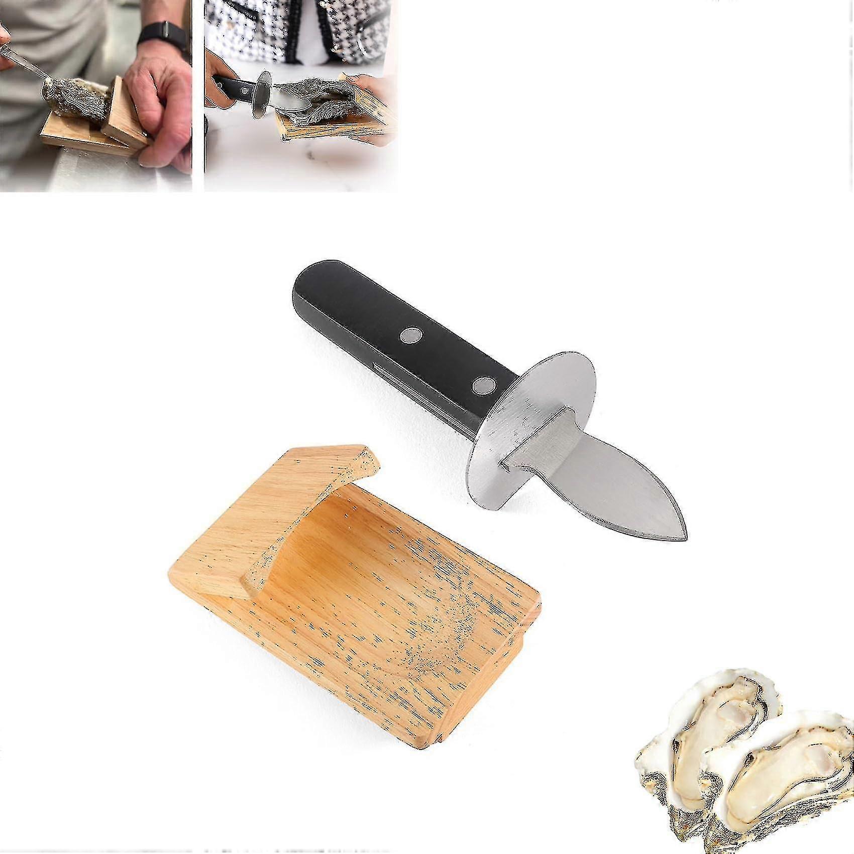 牡蛎剥壳夹，牡蛎刀剥壳套装，牡蛎剥壳夹海鲜工具，快速且安全全新