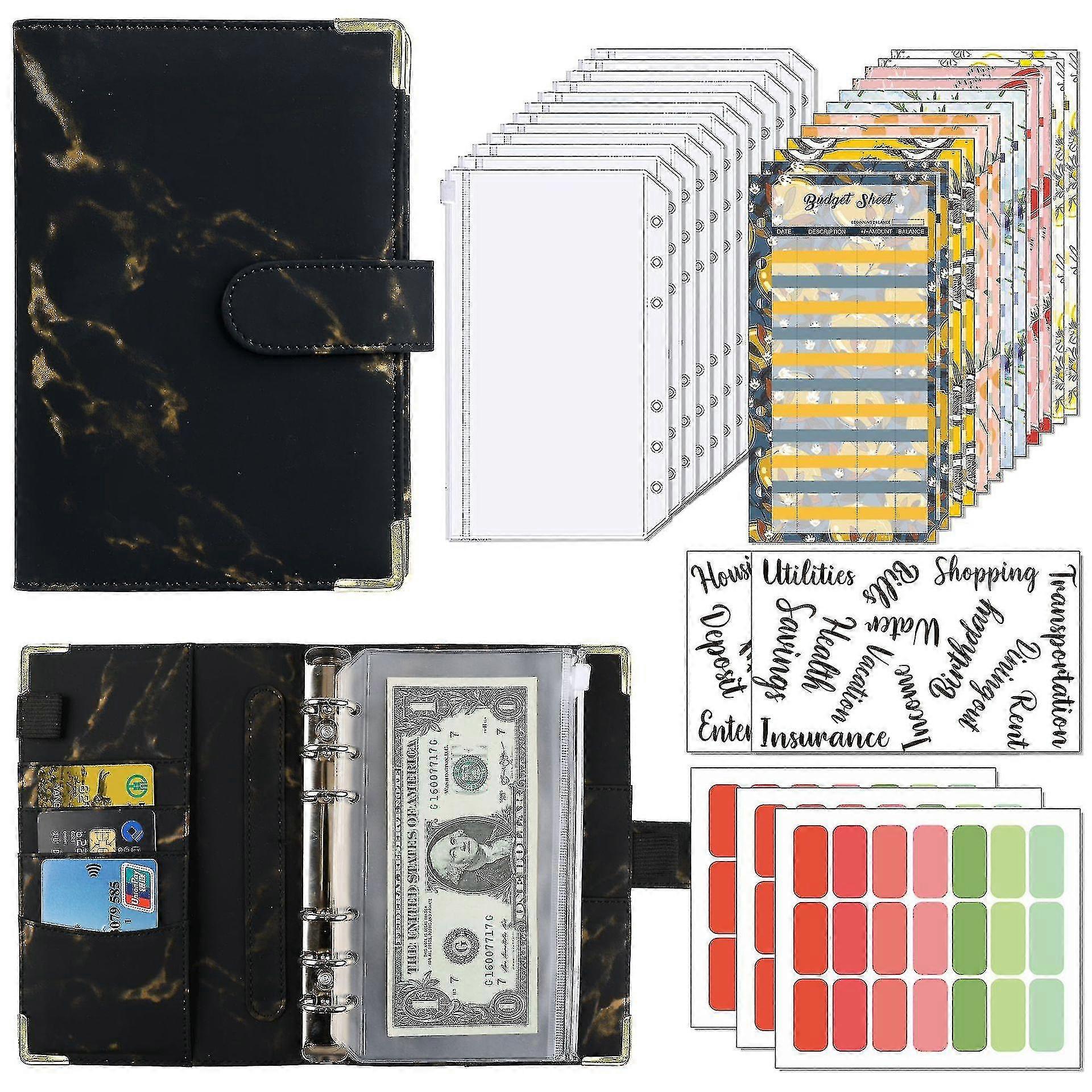 A6 فليب بوك الميزانية كتاب الرخام دفتر ملاحظات كتاب جلدي