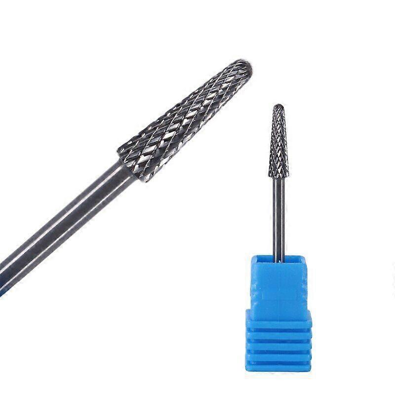 Cone Shape Carbide Burr Cuticle Clean 3/32 Nail Drill Bits Base Gel Remove Tool