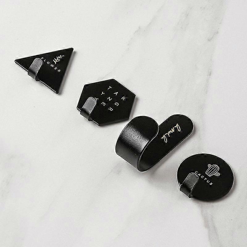 Self Adhesive Hook, 5 Lbs (max Load) Rust Hook (4pcs, Black)