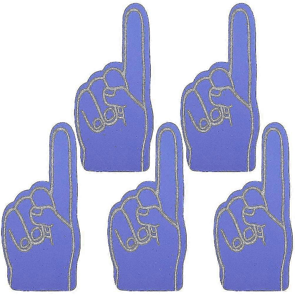 Cheerleading Foam Finger Set - 5pcs Hand Props for Events and Games