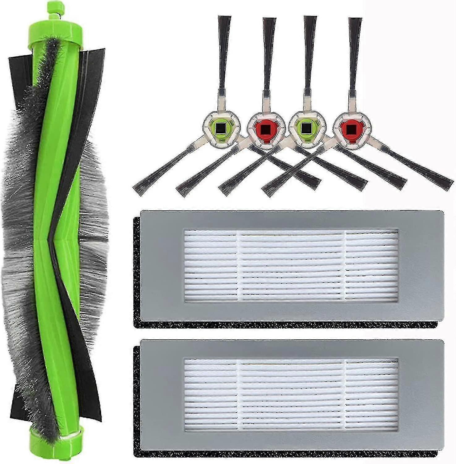 Irobotルンバコンボ113 R113840掃除機、ロボットスイーパースペアパーツ、1ローラーブラシ+ 2フィルター+ 4シド用の交換用クリーニングアクセサリーセット