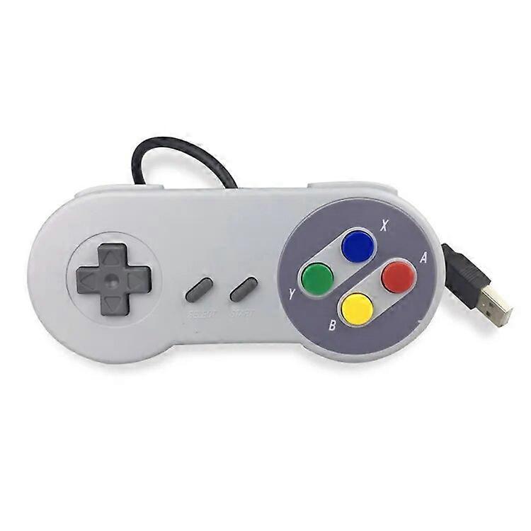 1pcs Wired Super USB Controller Gamepad Joysticks Classic Joypad for Nintendo SNES Games Windows PC MAC Computer