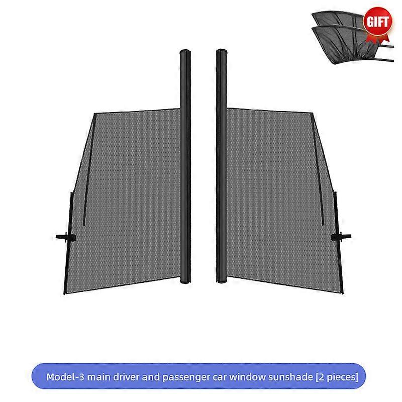 Car Sun Shade for Tesla Model 3 Y X S 2017-2022 Front Side Window Custom Sunshade Cover with Suction Rear Windshield Accessories