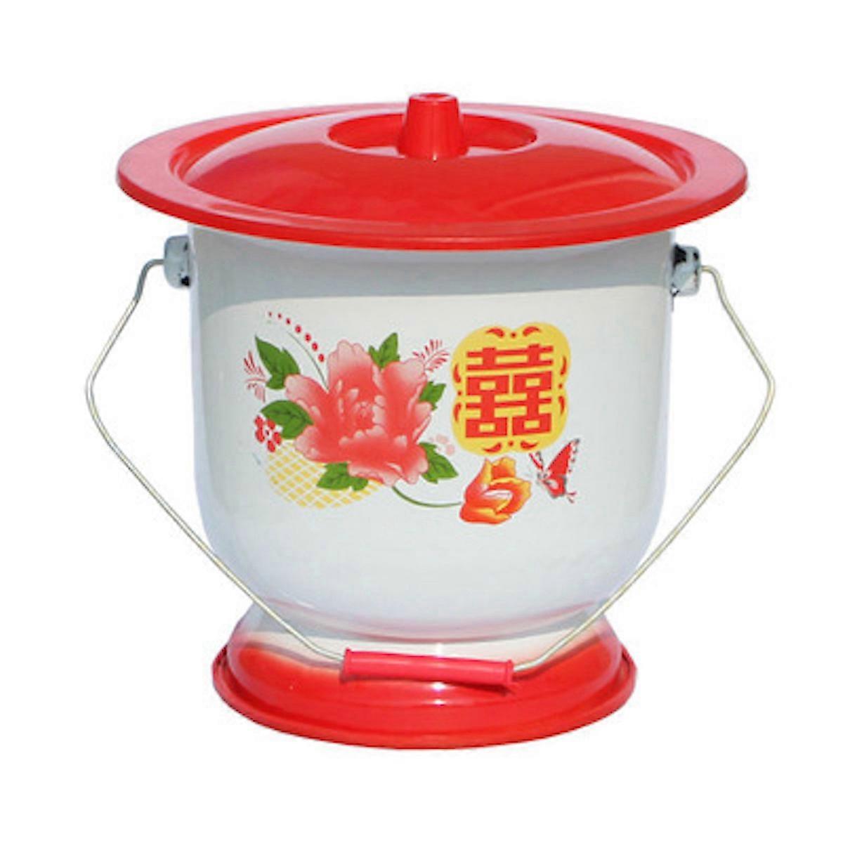 Urinal Bucket with Lid Portable Toilet Spittoon