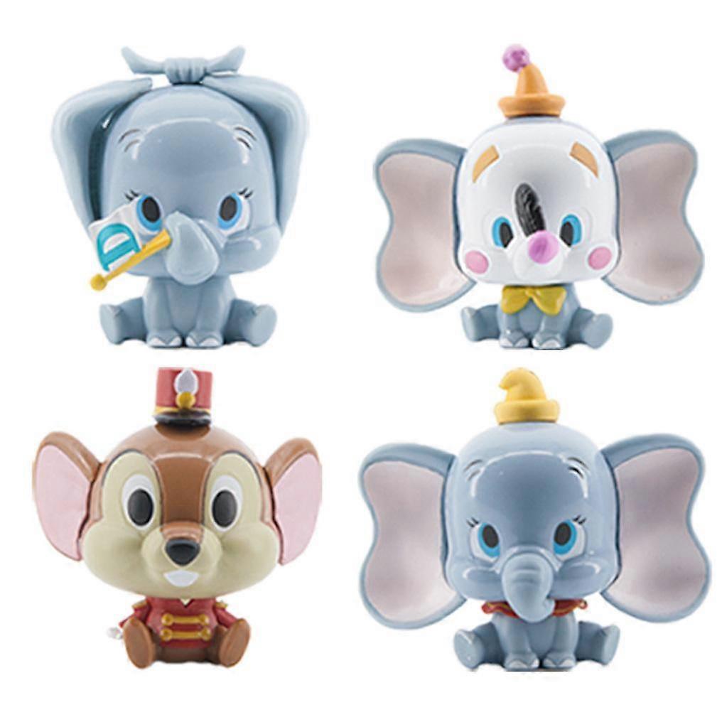 4pcs Dumbo Timothy Mini Figure Toy