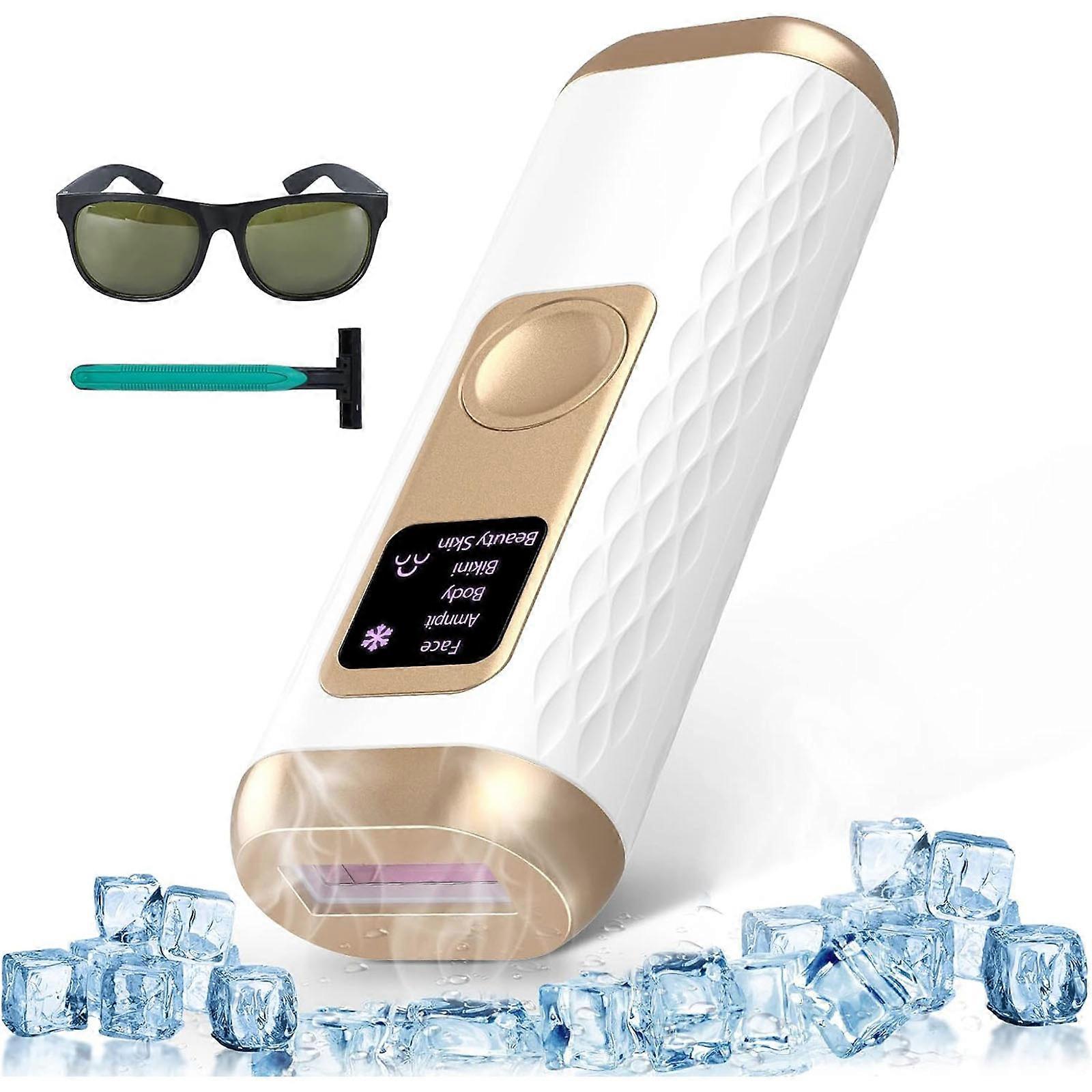 IPL Devices Hair Removal Laser with Freezing Function, 999,900 Light Pulses, 3 Functions HR/SC/RA and 5 Energy Levels