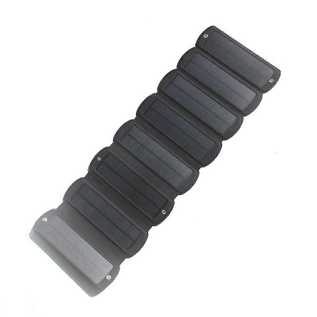 16W Foldable USB Solar Panel,5V High-Performance Polysilicon Module Waterproof Solar Charger with Solar Cell for Camping