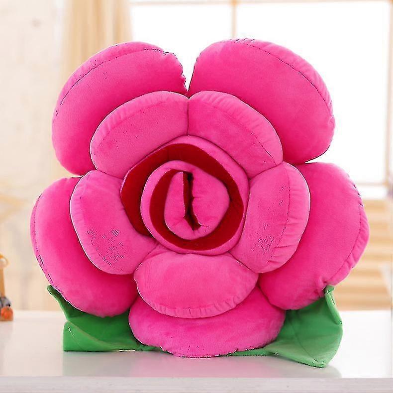 Rose Throw Pillow Rose Plush Toy Cushion Cushion Girl Valentine's Day Gift